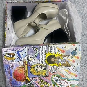 Jeffery Campbell Reine Platform Mary Jane Pump